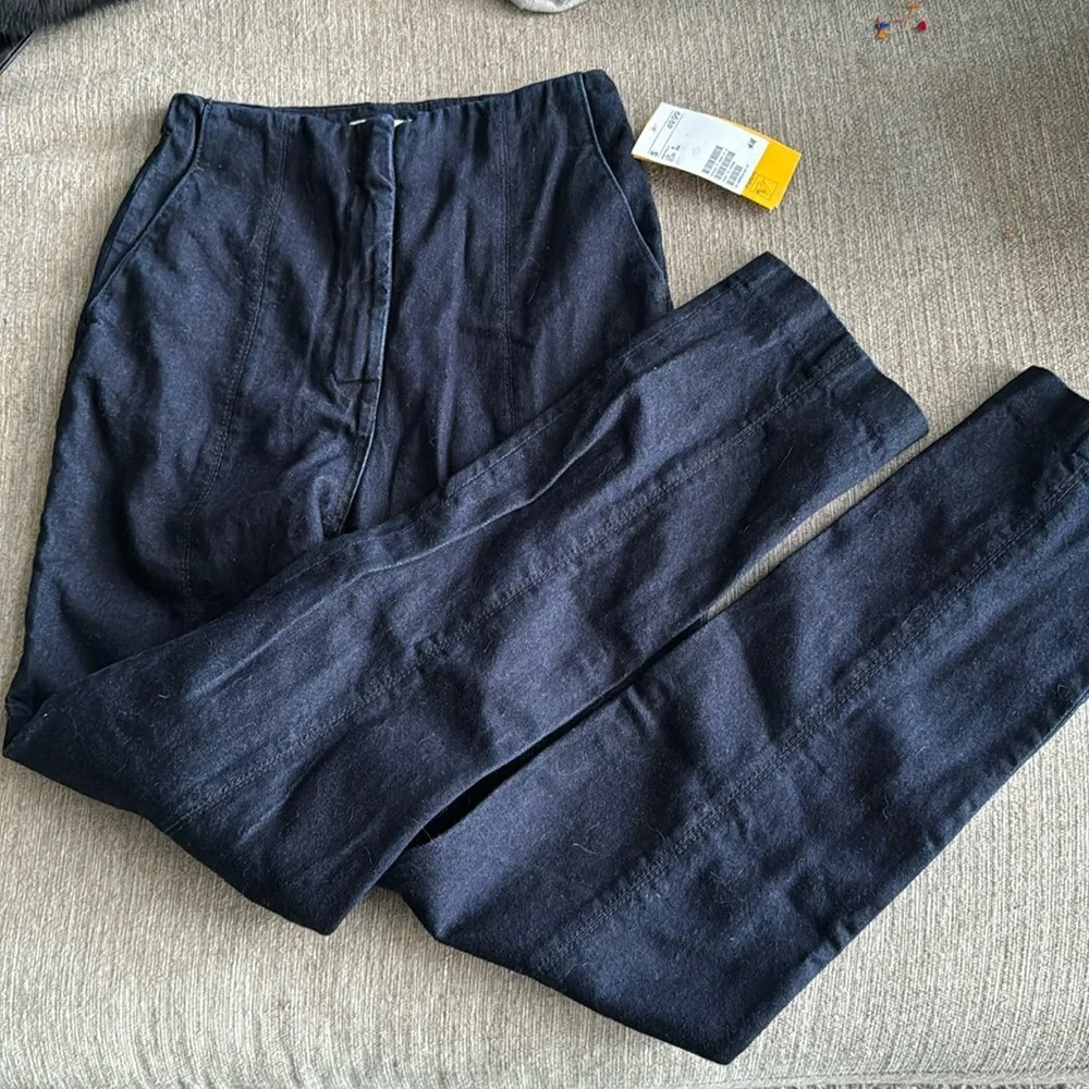 H&M High Rise Women's Jeans in Dark Navy